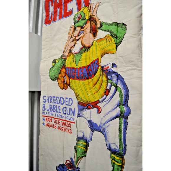 Vintage Big League Chew Gum Sleeping Bag 1982 Promo - Picture 3 of 11
